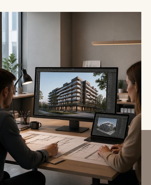 3D визуализация архитектуры и объектов строительства в Грозном