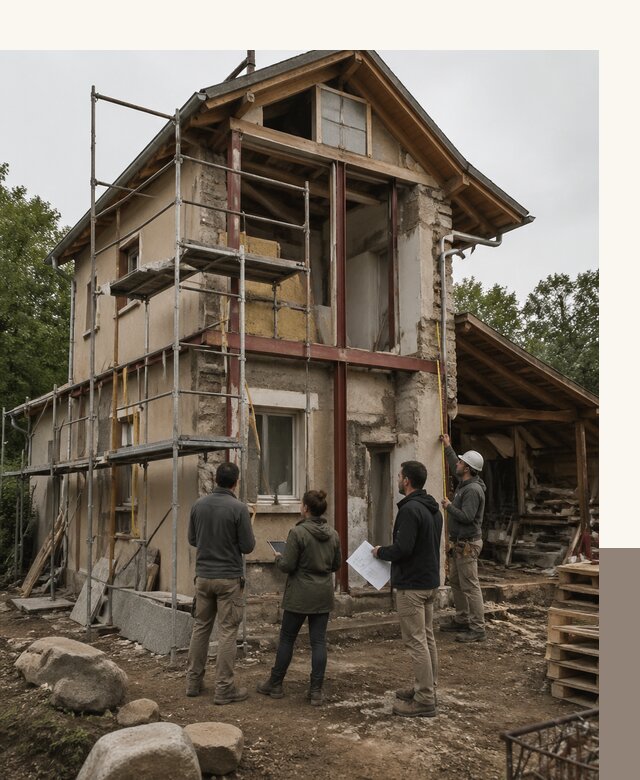 Реконструкция загородного дома под ключ в Грозном от бюро