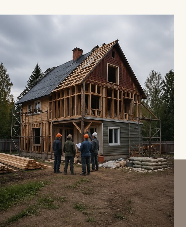 Реконструкция дачного дома в Грозном под ключ с проектом